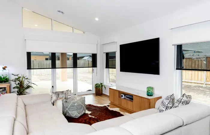 Roller Blinds in modern house in Launceston